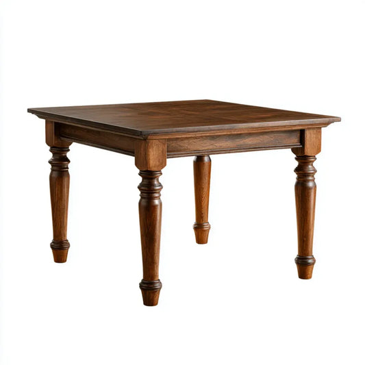 Esstisch Dunkelbraun 120 x 80 x 76 cm Akazien-Massivholz Rechteckig