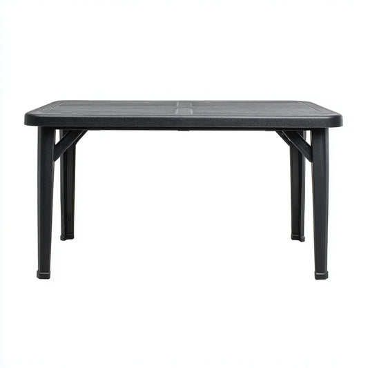 Esstisch Schwarz 120 x 80 x 72 cm aus PP Kunststoff rechteckig