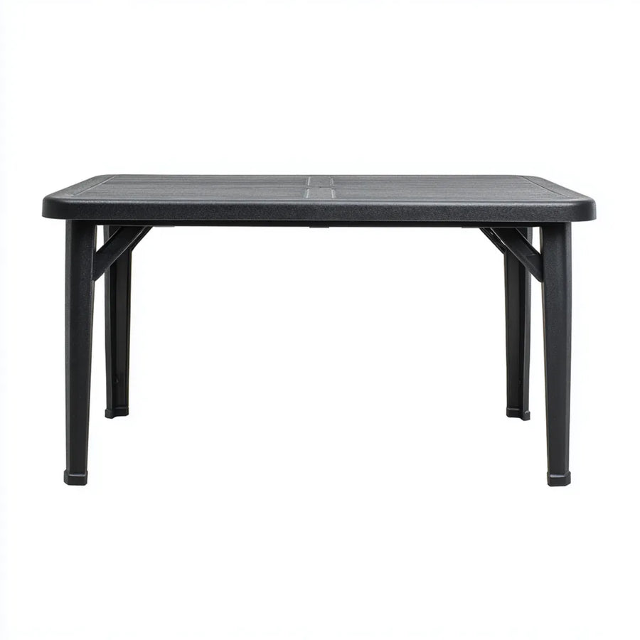 Esstisch Schwarz 120 x 80 x 72 cm aus PP Kunststoff rechteckig