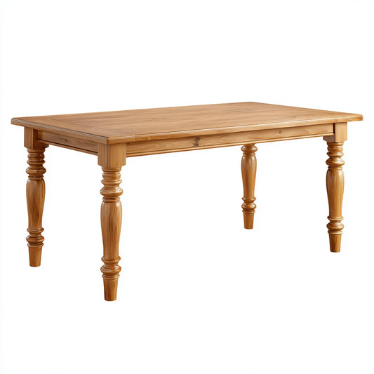 Esstisch rechteckig Honigbraun 180 x 90 x 78 cm aus massivem Kiefernholz